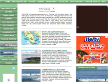 Tablet Screenshot of explorevancouverisland.com